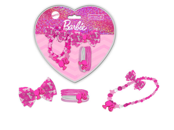 SET ACCESSORI CAPELLI + COLLANA BARBIE